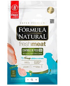 Ração Fórmula Natural Fresh Meat Light Cães Adultos de Raças Médias e Grandes Sabor Frango