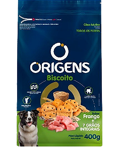 Biscoito Origens para Cães Adultos Sabor Frango