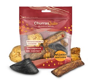 Churrasquito Petisco Sortido para Cães 8 Unidades