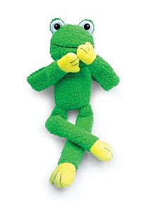 Brinquedo Sapo de Pelucia para Cães com Apito