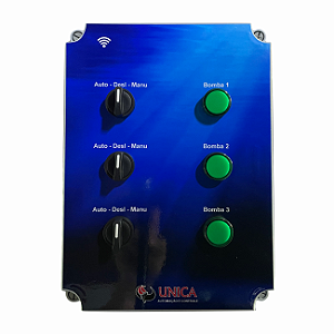 Painel Para Automação Para Três Bombas De Piscina