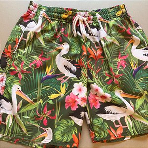 SHORT PRAIA FLORAL - S094