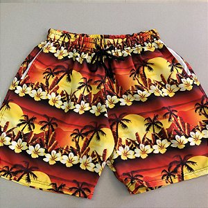 SHORT PRAIA FLORAL - S107