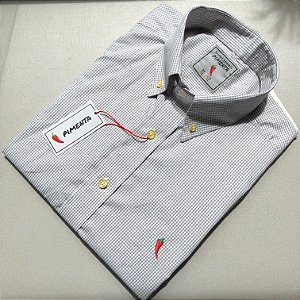 CAMISA MASC. XADREZ CINZA MICRO