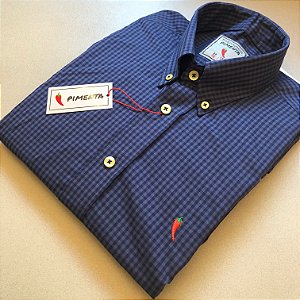 CAMISA XADREZ MÉDIO - REF: 32 CLR - AZUL MARINHO