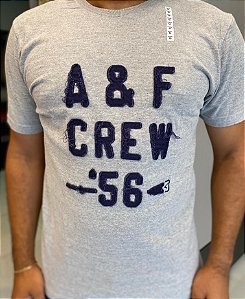 CAMISETA ABERCROMBIE & FITCH - REF. 28 - CINZA