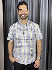 CAMISA XADREZ OXFORD CINZA