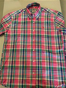 CAMISA XADREZ OXFORD ROSA
