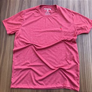 CAMISETA BÁSICA MESCLA VERMELHA