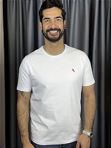 CAMISETA MASC. BÁSICA BRANCA