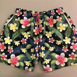 SHORT PRAIA FLORAL - S083