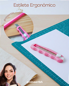 Estilete Ergonômico com Lâmina 18mm