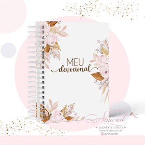 Caderno Devocional Flores