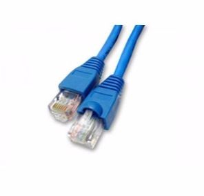 CABO DE REDE CAT5E MONTADO AZUL