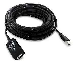CABO EXTENSOR USB 2.0 COMTAC AM/AF COM AMPLIFICADOR DE SINAL