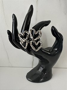 Anel Coração Orgânico