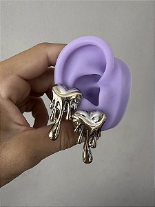 Brinco Coração Melted