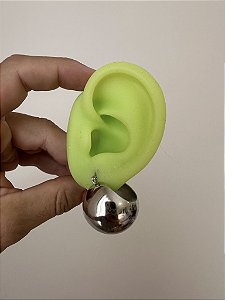 Brinco Bola Prata