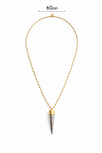 Colar Dente Duo