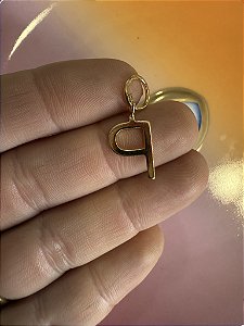 Pingente Ouro Letra P