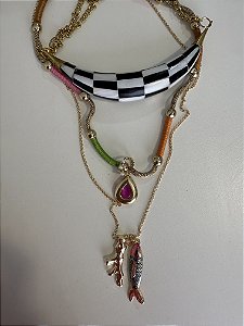 Pingente Gota Pink