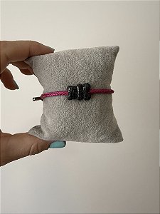 Pulseira Pink Ursinho Zirconias