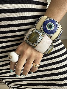 Pulseira Indiana Pedras