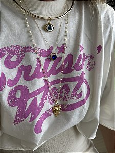 Colar Joinha Coração Marinho