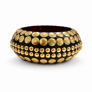 Pulseira Tachas Douradas