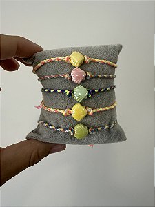 Pulseira Conchinhas Porcelana