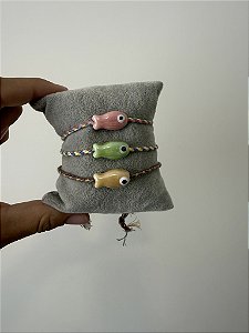 Pulseira Peixinho Porcelana