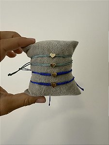 Pulseira Cordinha Coração