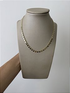 Colar Coraçõezinhos Dourados