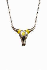 Colar Touro Prata e Lima