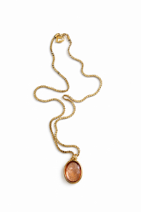 Colar Longo Pedra de Vidro