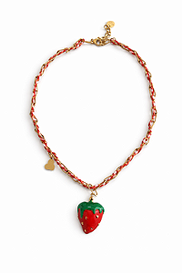 Colar Corda Moranguinho