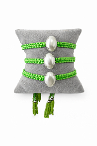 Kit de Pulseiras Verdes