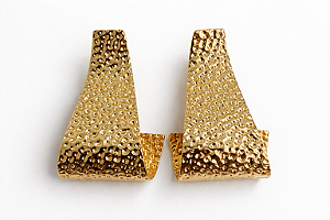 Brinco Curva Dourado