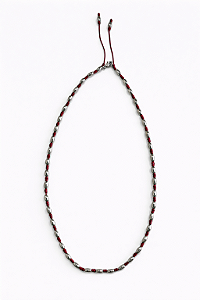 Colar Grão de Arroz Marrom