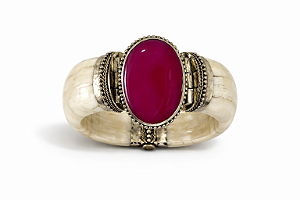 Pulseira Indiana Pedra Pink