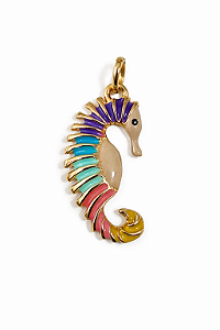 Pingente Cavalo Marinho Colorido