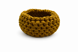 Pulsiera Crochê Caramelo