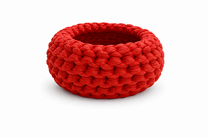 Pulseira Crochê Vermelha