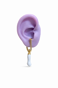 Brinco Figa Azul Claro