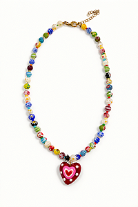 Colar Coração Colors