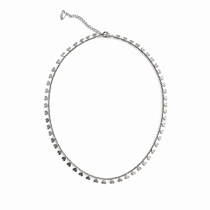 Colar Coraçãozinho Ródio