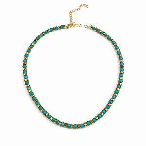 Colar Pedras Turquesa