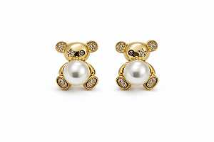 Brinco Ursinho Pérola