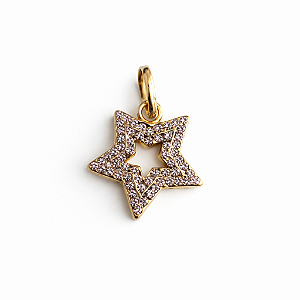 Pingente Estrelinha Strass
