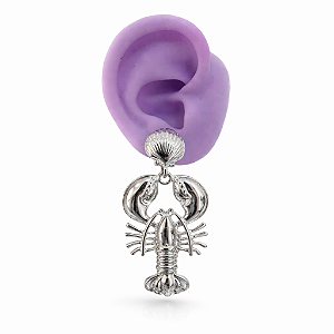 Brinco Lagosta Prata